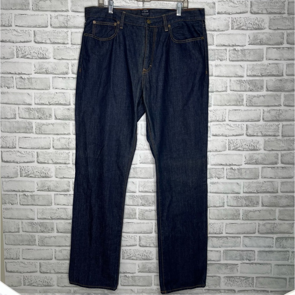 J. CREW The Bleecker Straight Jeans Mens 36x34